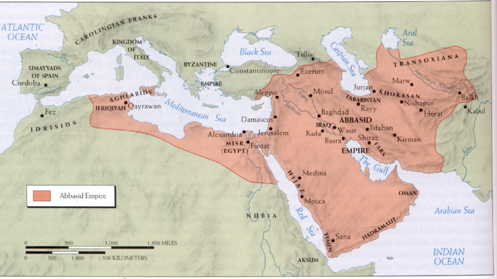 The Abbasid Empire, ca 900 C.E.HWC306